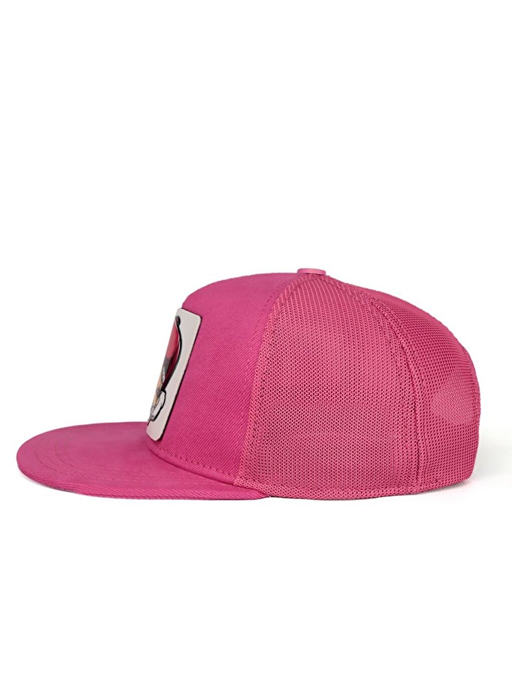 BlackBörk Beyaz V1 Trucker Hip Hop Kids Bukalemun - 1bs Kod Logolu Unisex Pembe Çocuk Şapka (CAP) - 3