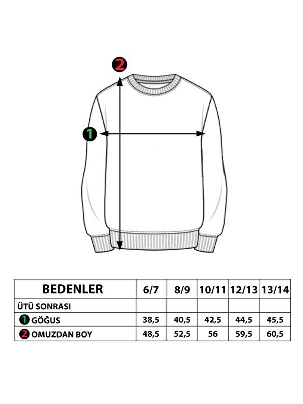 Pembe Kız Çocuk Balıkçı Yaka Sweatshirt-1