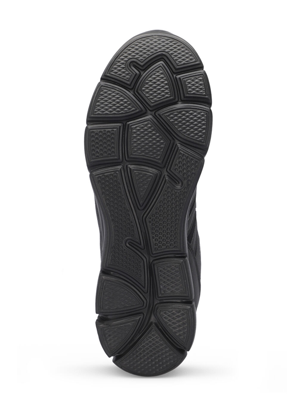 EFRAT Büyük Beden Erkek Sneaker Ayakkabı Siyah / Siyah-6