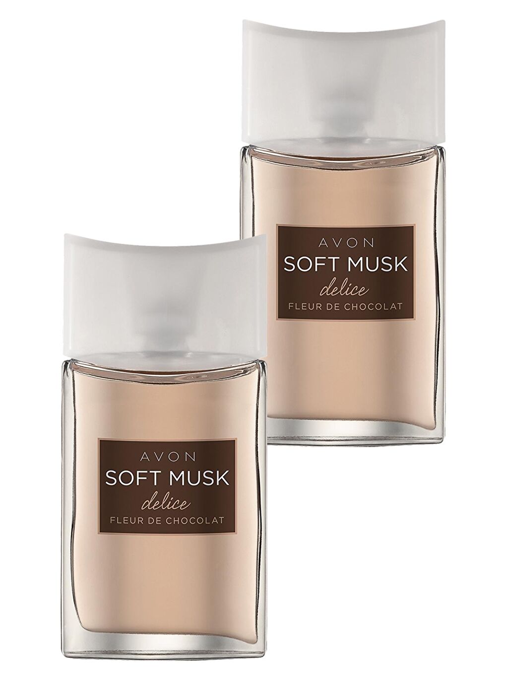 AVON Renksiz Soft Musk Delice Kadın Parfüm Edt 50 Ml. İkili Set