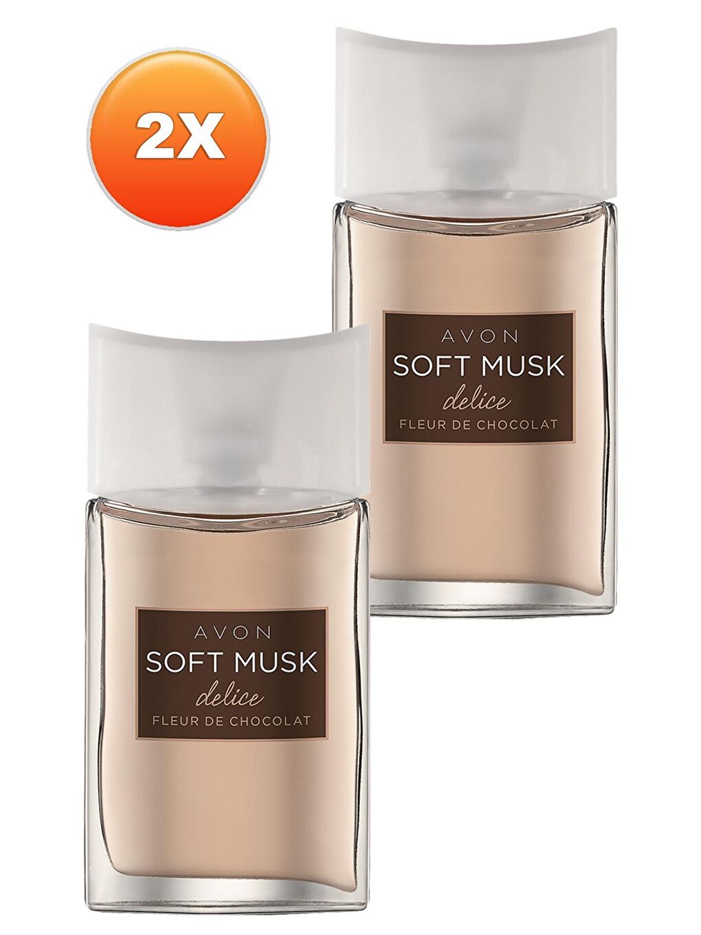 AVON Renksiz Soft Musk Delice Kadın Parfüm Edt 50 Ml. İkili Set - 1