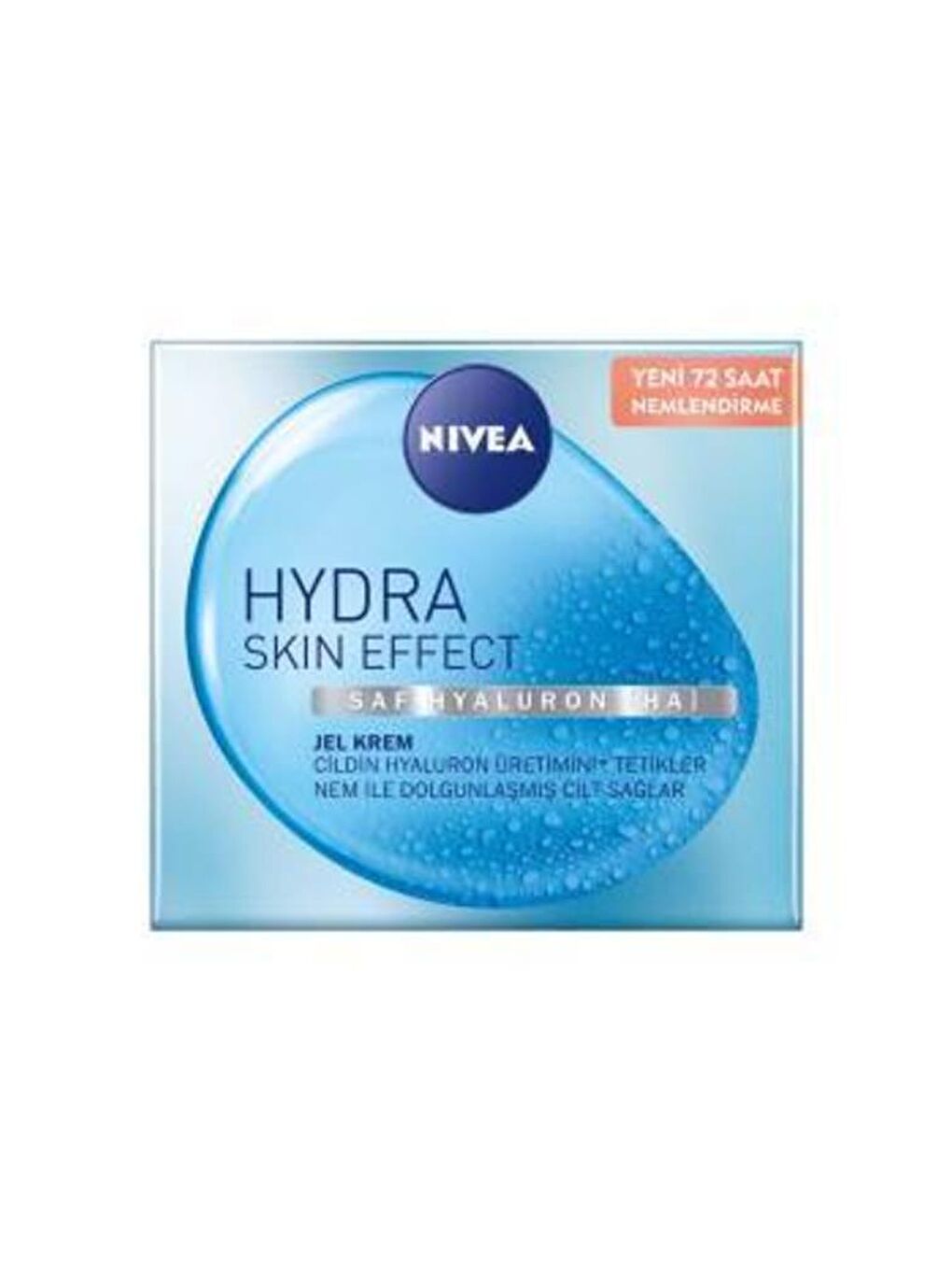 NIVEA Şeffaf Hydra Skin Effect Ne mlendirici Jel Krem 50 ml, Saf Hyaluron, 72 Saat Ne mlendirme, Tüm Cilt Tipleri - 1