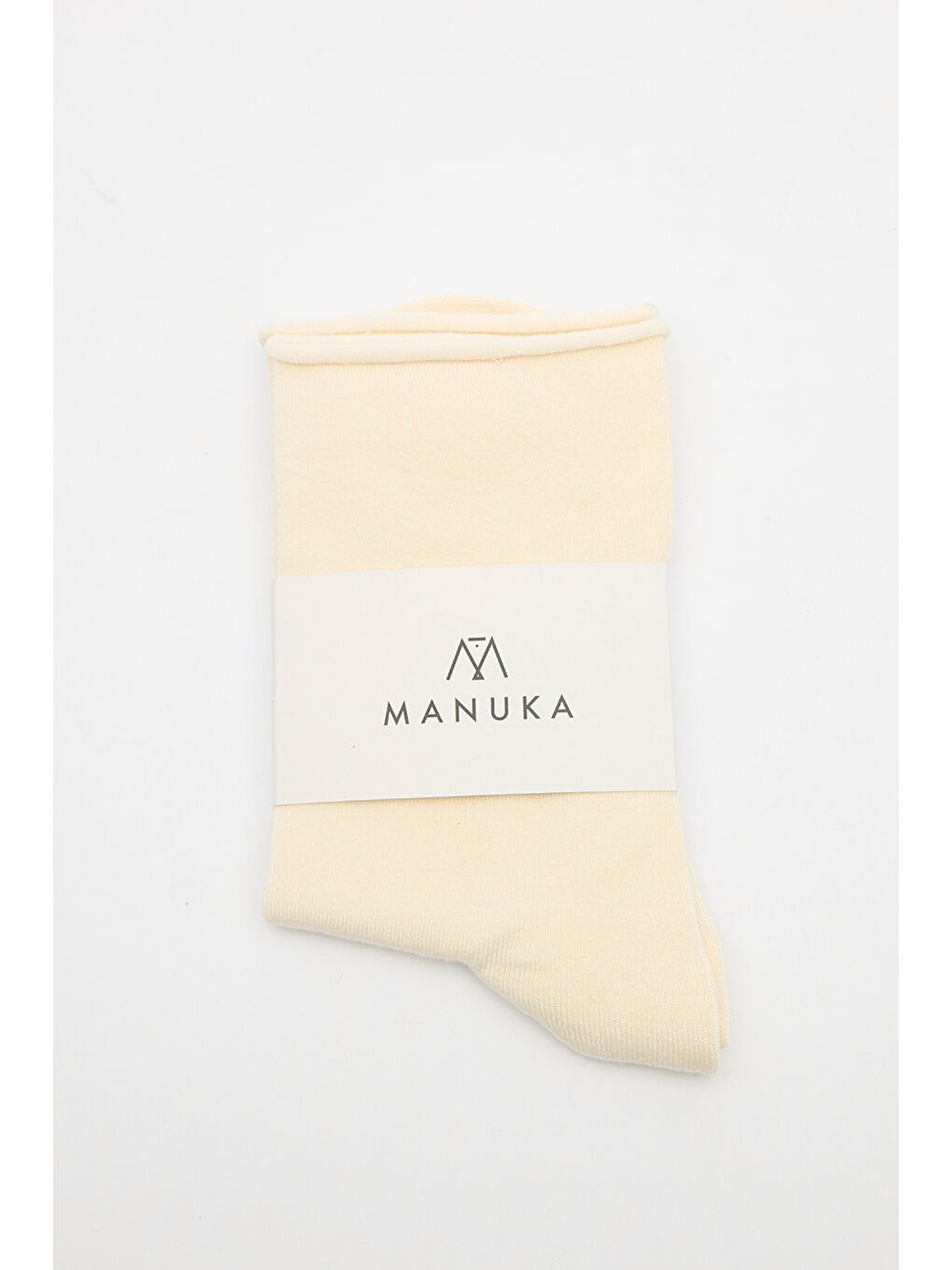 Lastiksiz Soket Çorap Bej