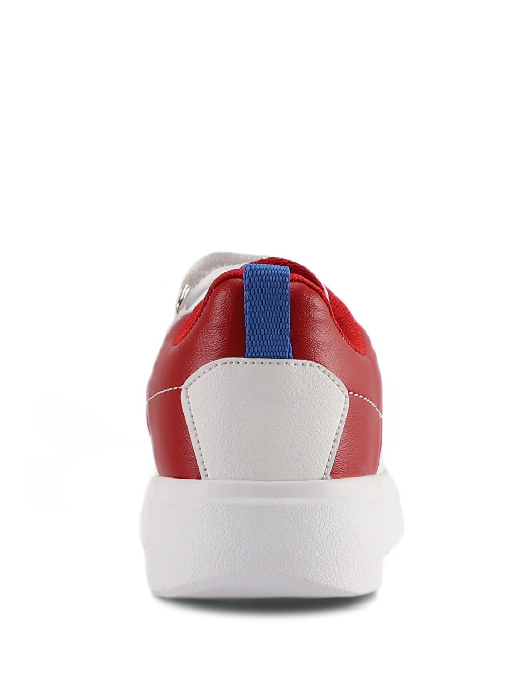 KAVITHA KTN Unisex Çocuk Cırt Cırtlı Beyaz / Kırmızı Sneaker-5