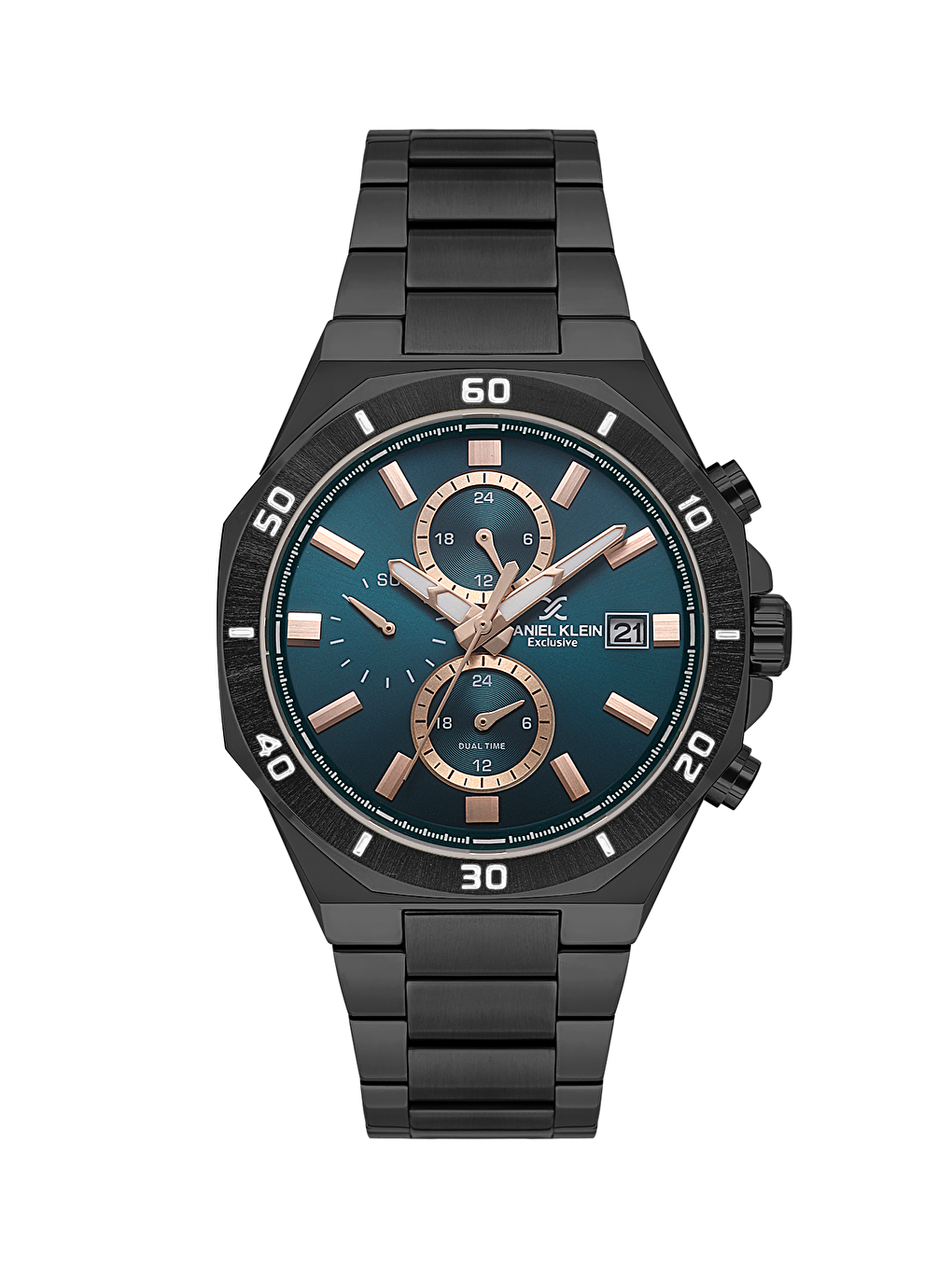 Siyah DK.1.14004-5 Erkek Kol Saati