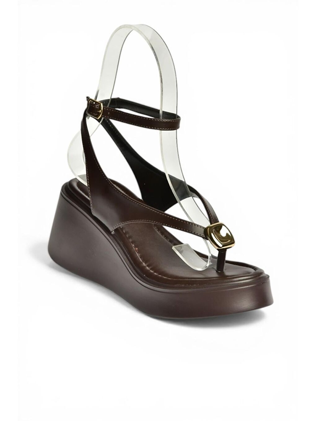 Kahverengi Kadın Sandalet Y973465909-3