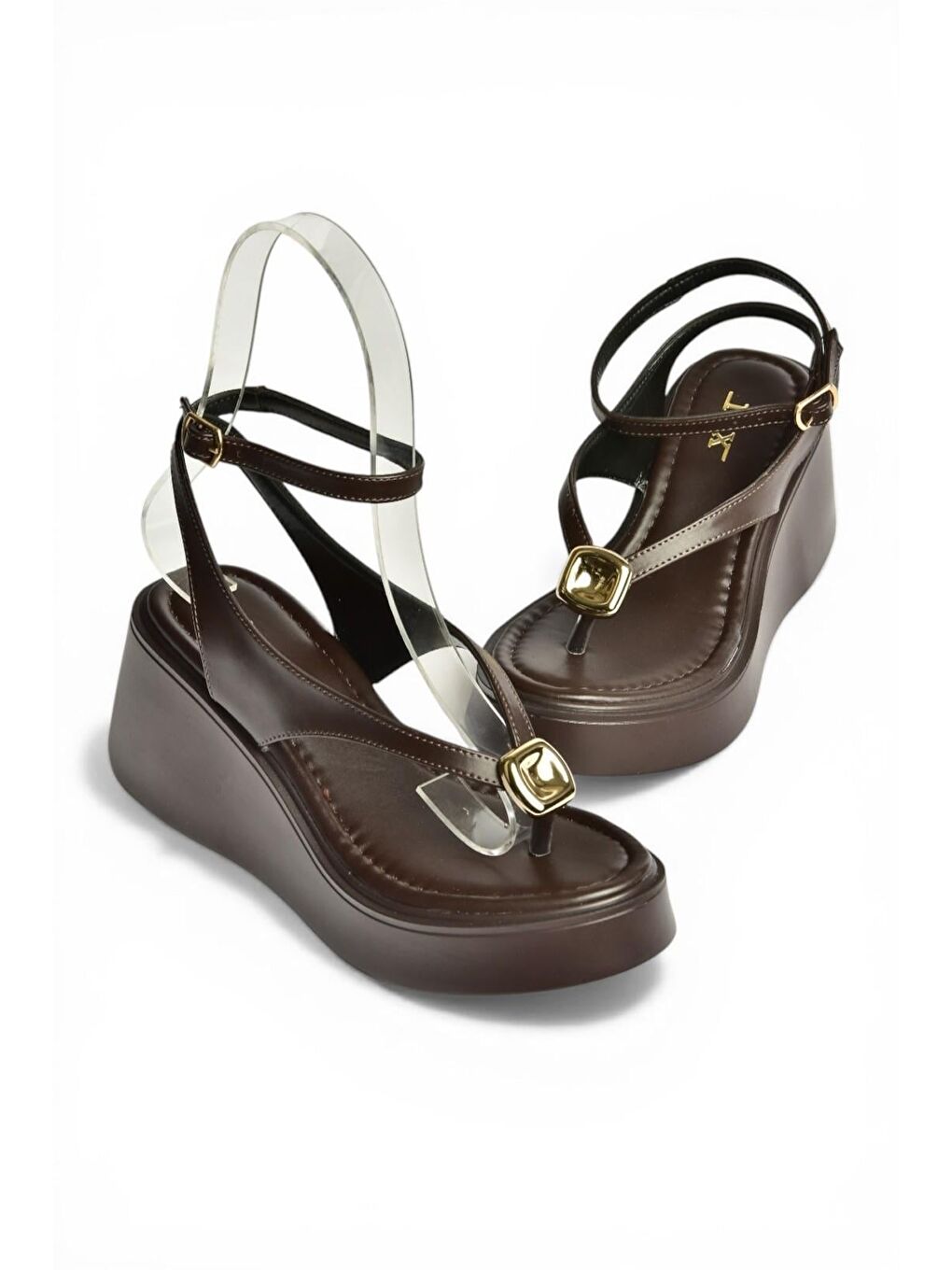 Kahverengi Kadın Sandalet Y973465909-4