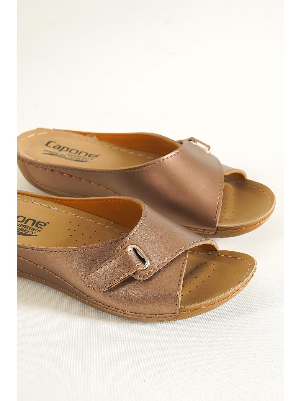 Turuncu Z0397 Kadın Konfor Anatomic Terlik-2