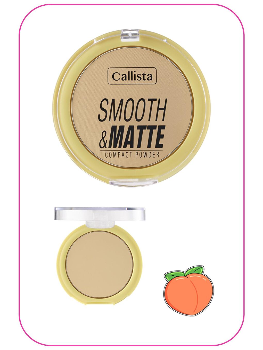 Callista Bej Smooth Matte Compact Powder Mat Görünümlü Pudra 10 Naturel Bej - 2