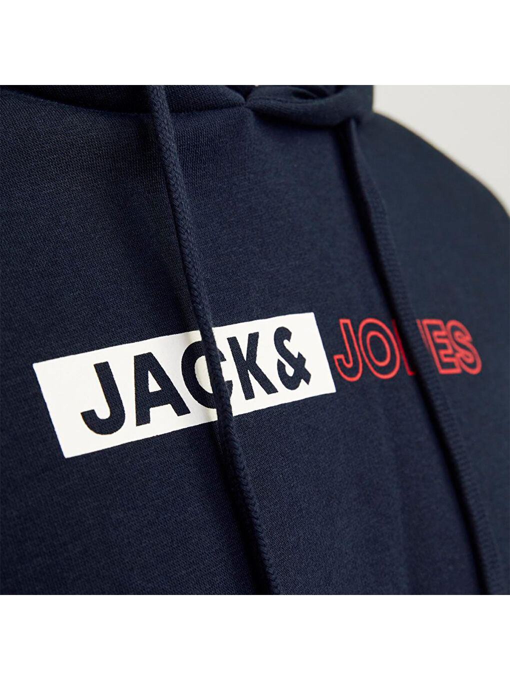 Jack & Jones Lacivert Hood Corp Logo Play Noos Erkek Lacivert Kapüşonlu Sweatshirt - 2