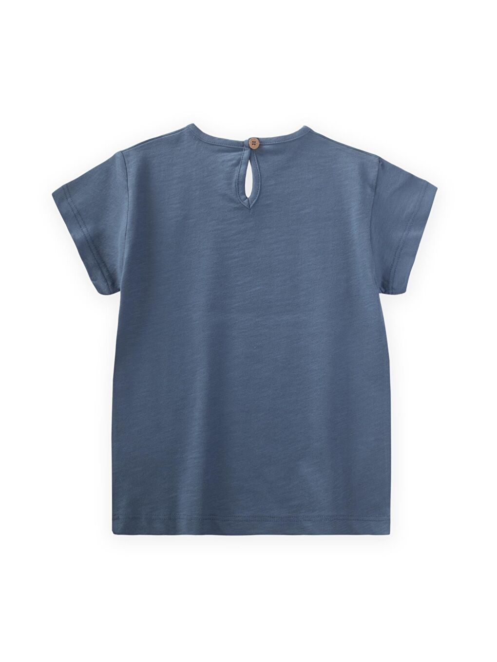 İndigo Kız Çocuk Baskılı Tişört-1