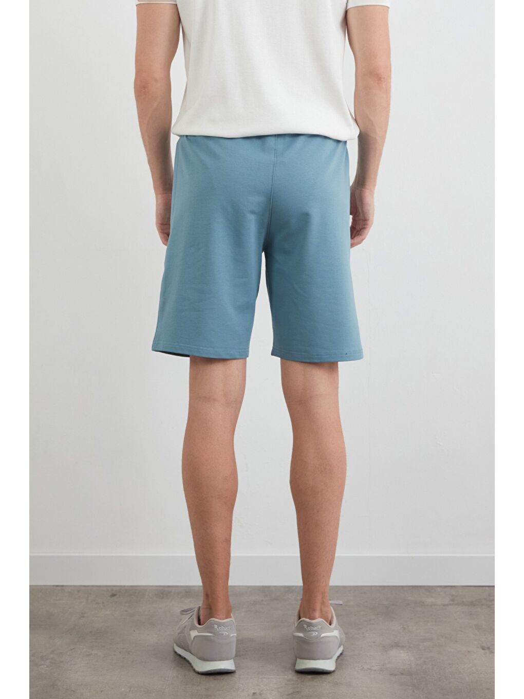 Mavi I`m Fast Baskılı Cebi Fermuarlı Şort-3