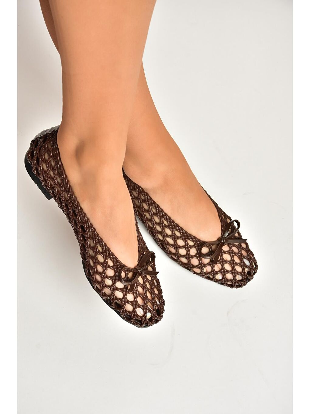 Kahverengi Kadın Babet Y282712509-1