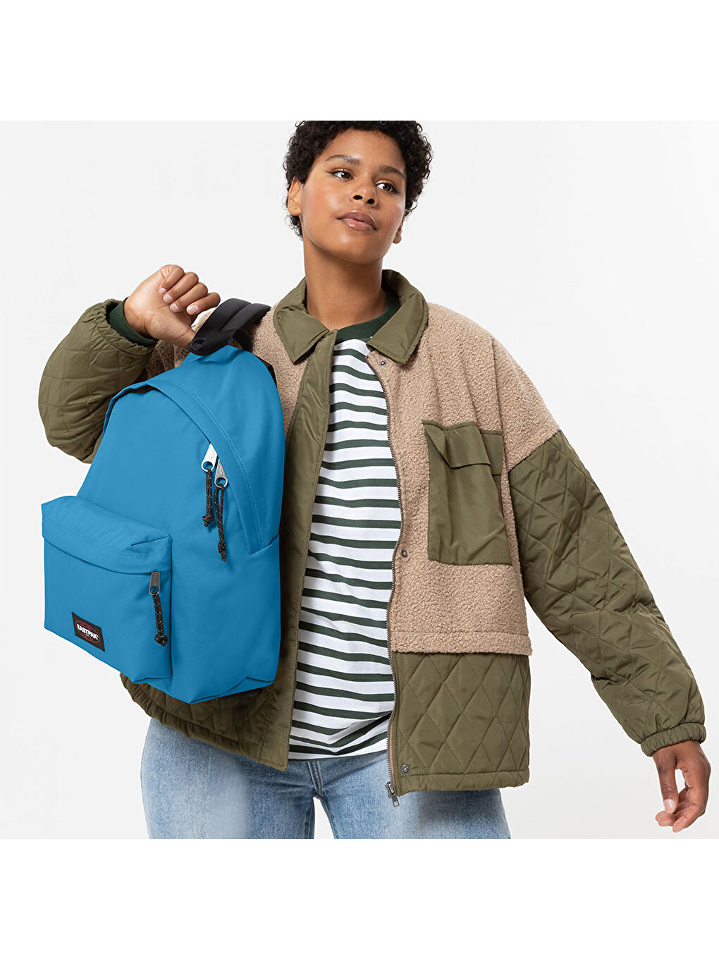 Eastpak Renksiz Padded Pak'R Broad Blue Sırt Çantası EK000620-5A8 - 2