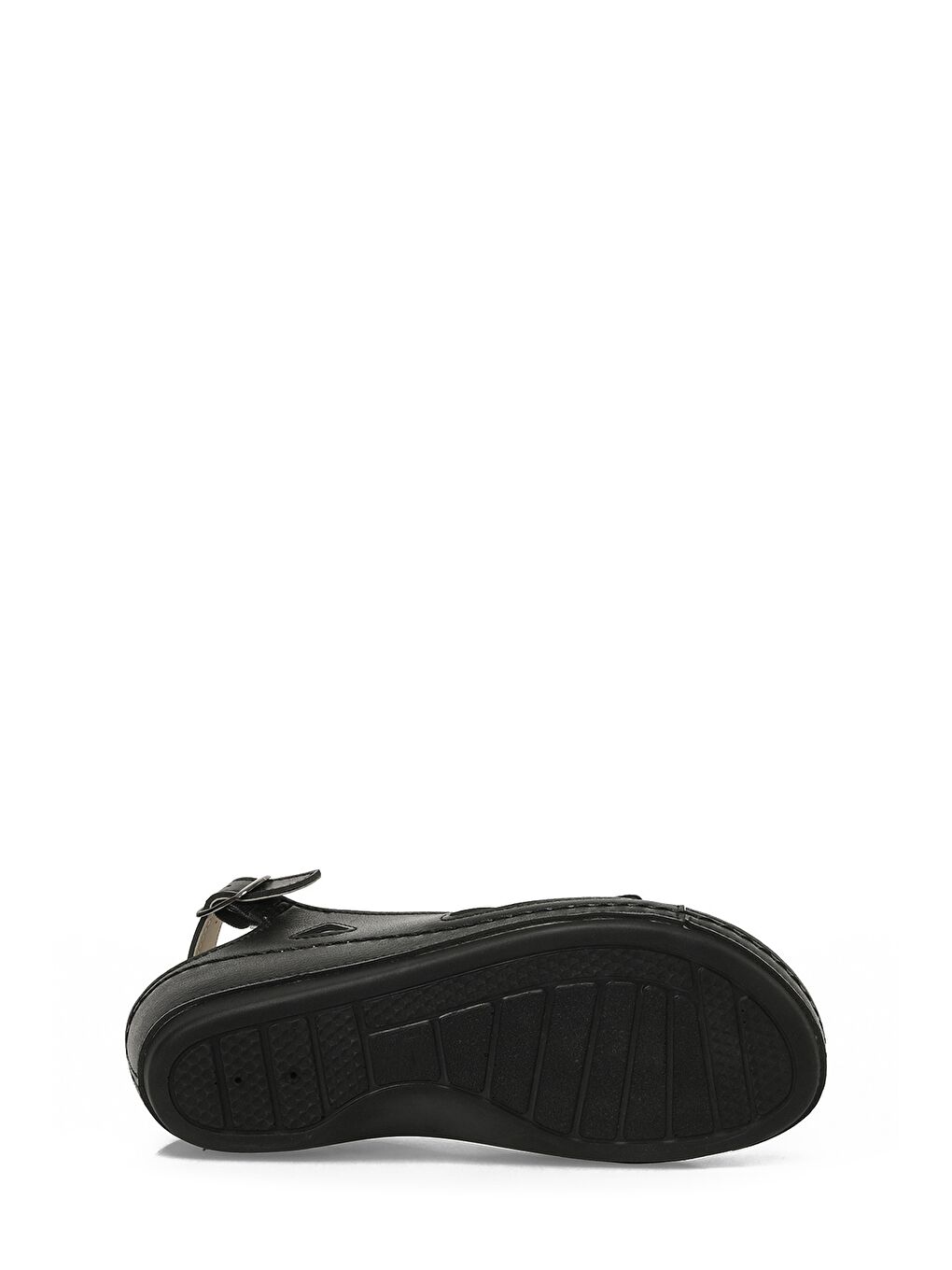 167249.Z6FX Siyah Kadın Düz Sandalet-5