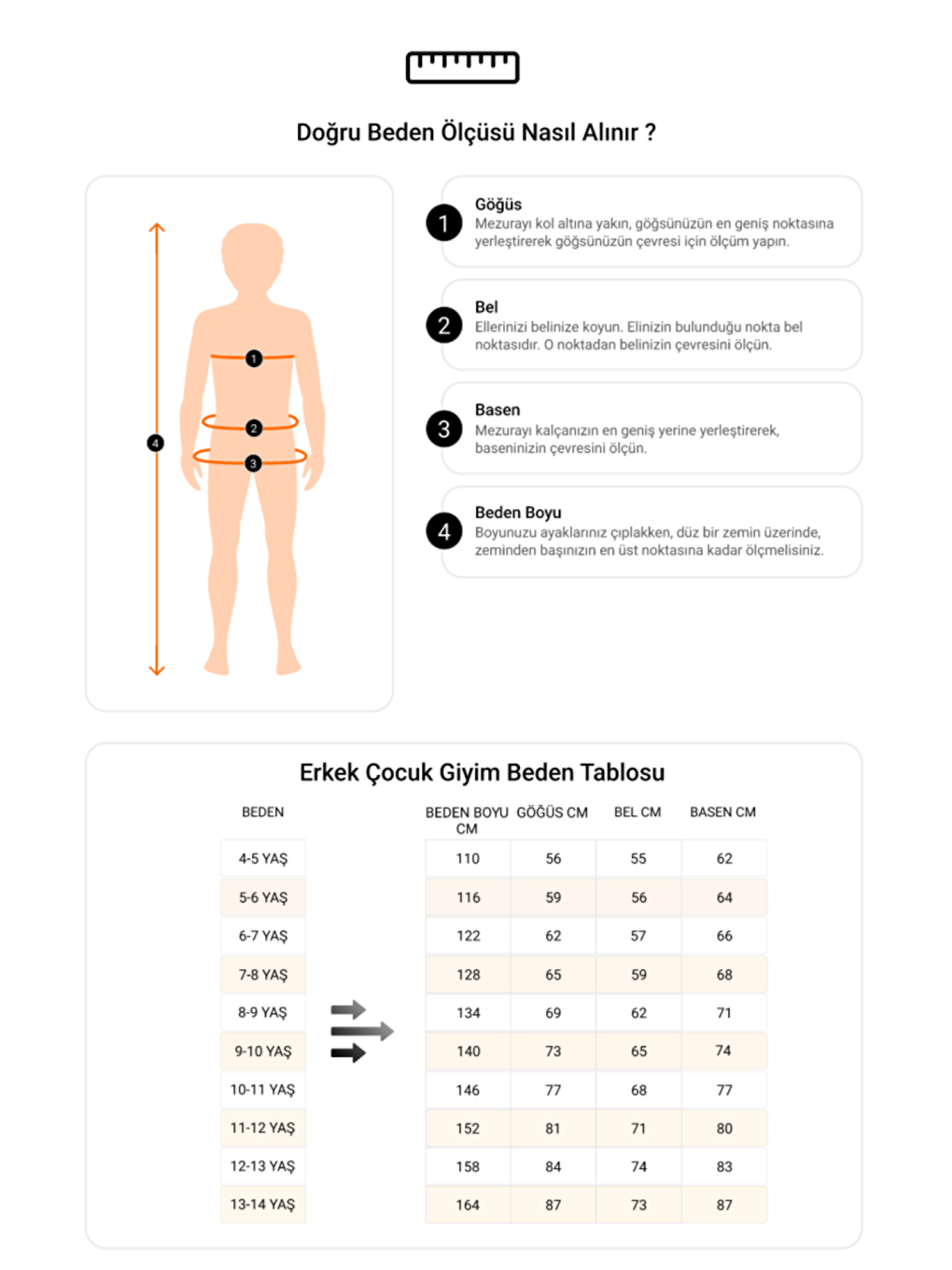 Gri KU BASIC 15KDS04 4PR GRI MELANJ Erkek Çocuk Uzun Kol T-Shirt-4