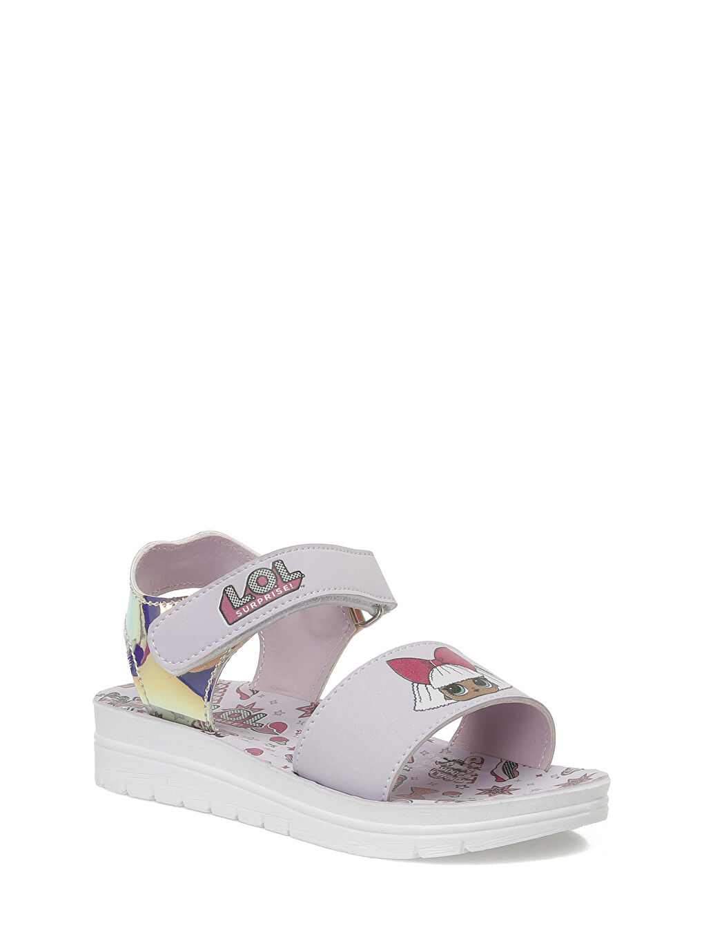 Mor MONNA.P5FX Lila Kız Çocuk Sandalet-1