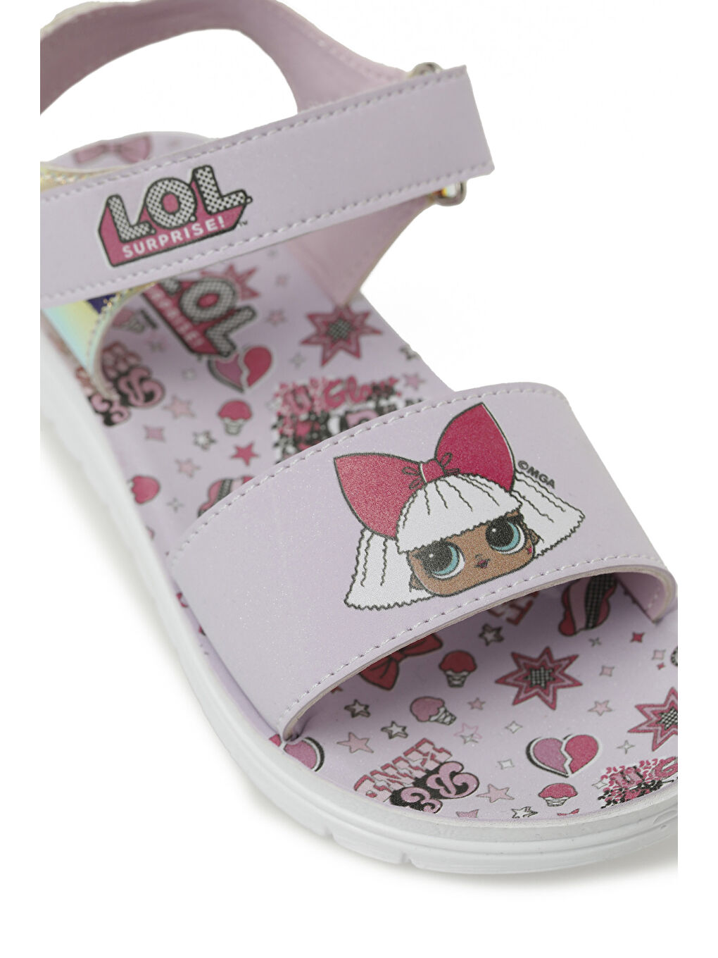 Mor MONNA.P5FX Lila Kız Çocuk Sandalet-6