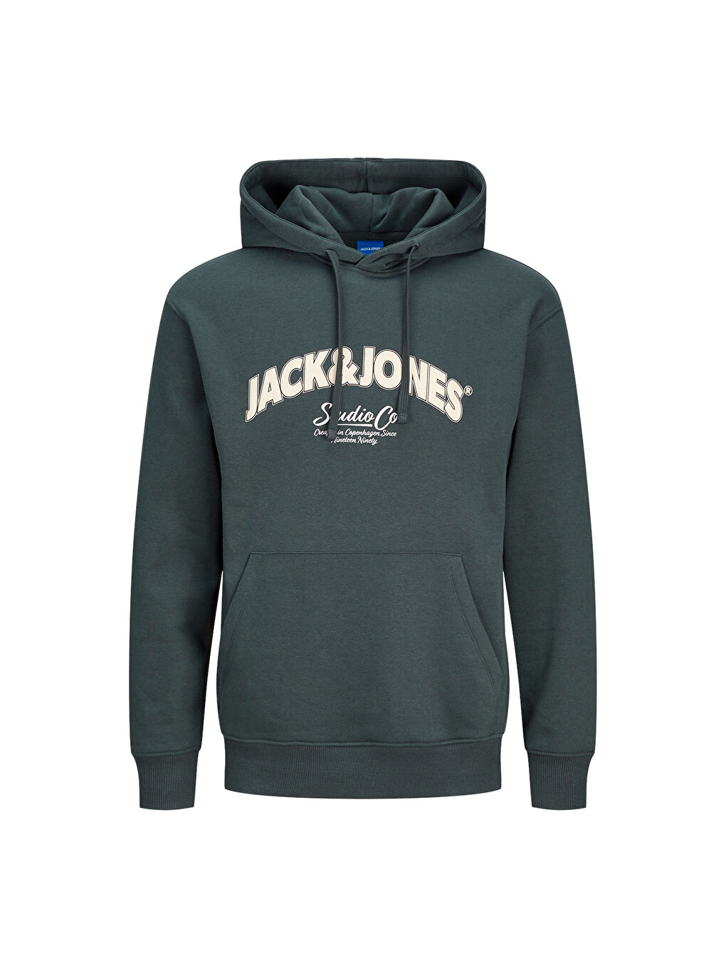 Jack & Jones Yeşil Bronx Arch Big Erkek Yeşil Kapşüşonlu Sweatshirt