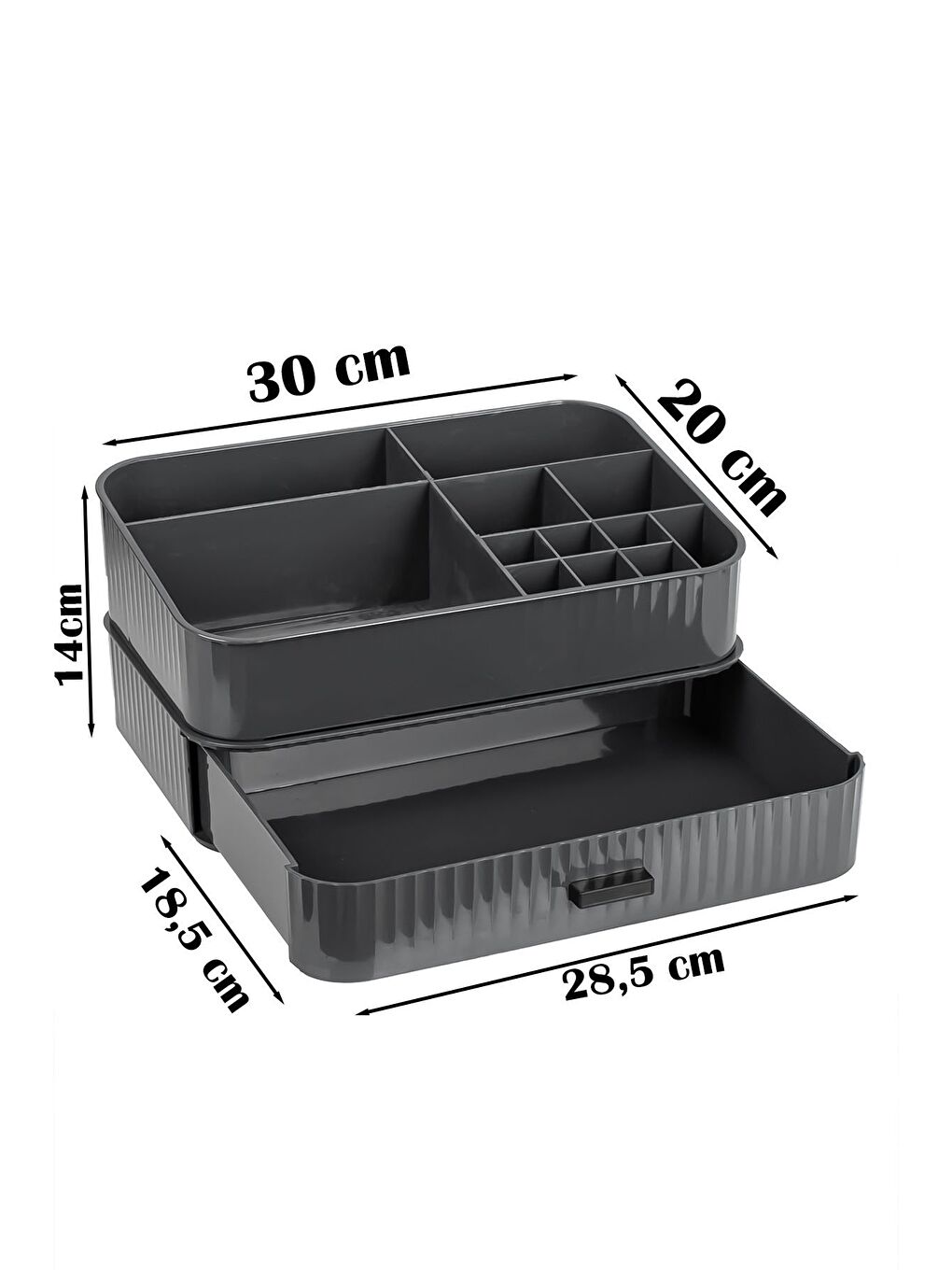 Antrasit 0619 Çekmeceli Organizer