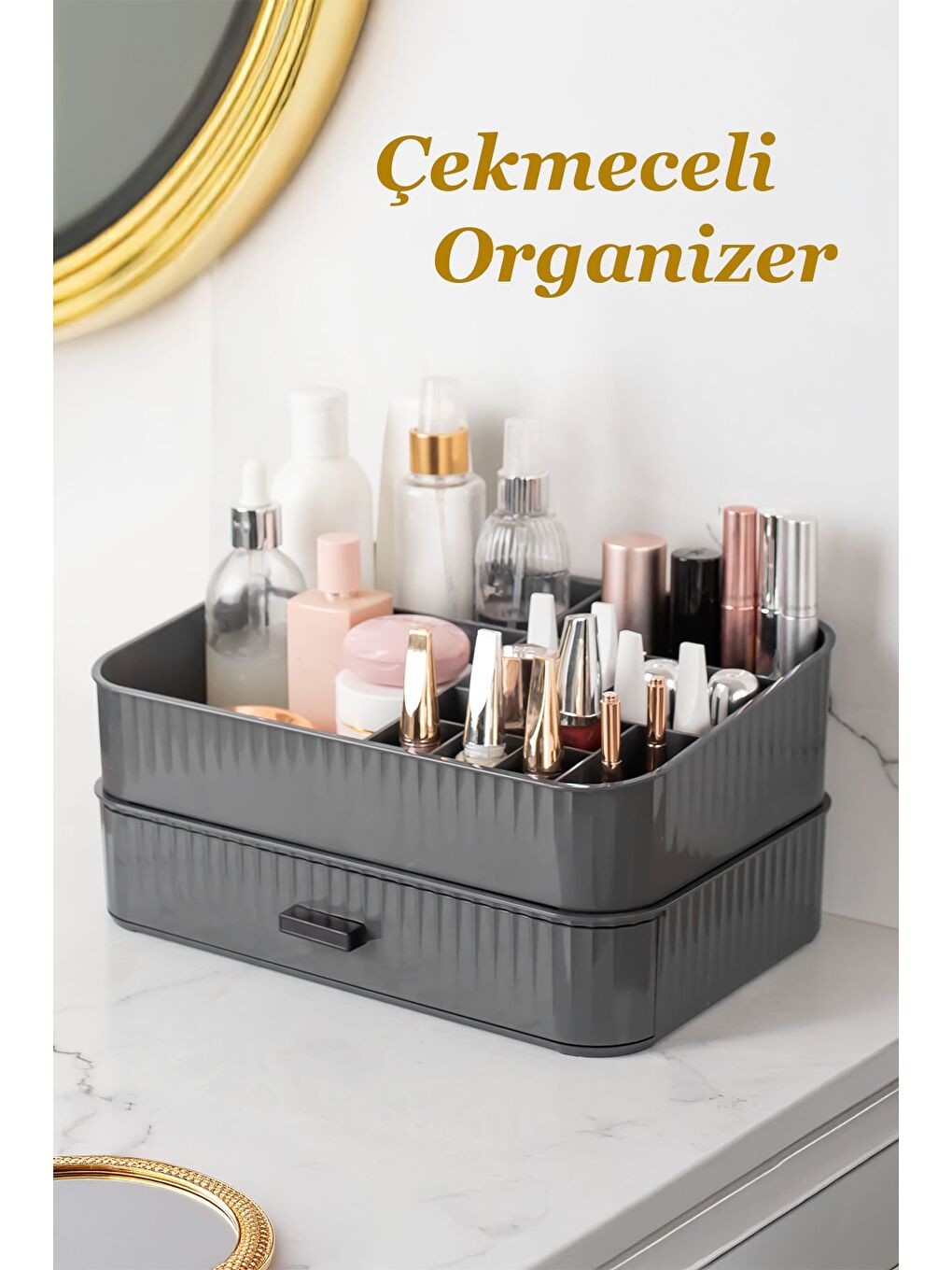 Antrasit 0619 Çekmeceli Organizer-1