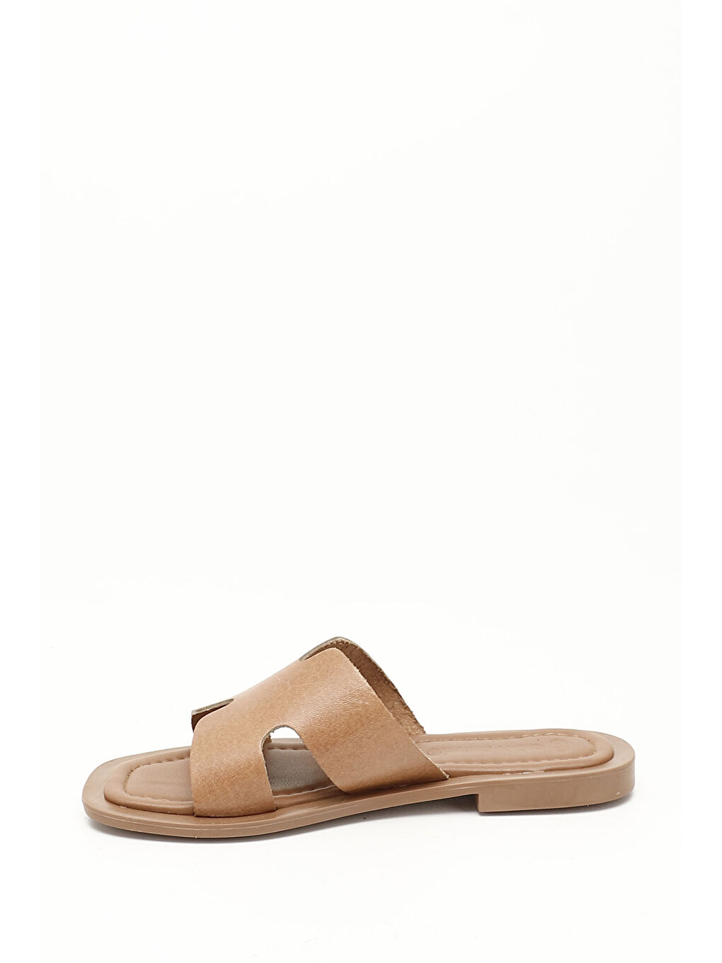 Kadın HAKİ-TABA Hakiki Deri Terlik-2