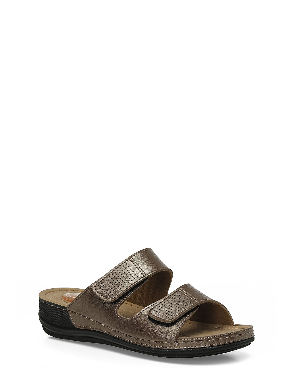 Sarı 166986.Z6FX Bronz Kadın Terlik-1