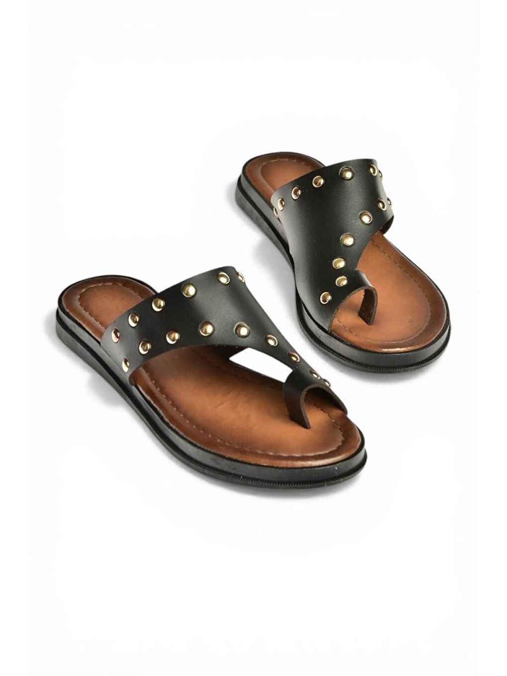 Siyah Kadın Terlik Y390450403-5