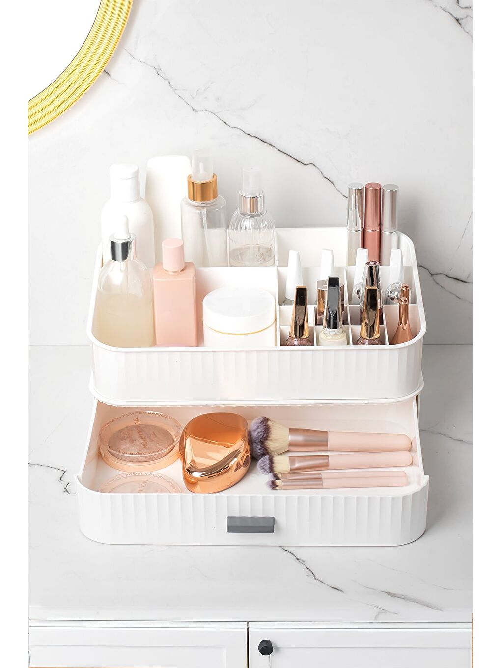 Beyaz 0619 Çekmeceli Organizer-2