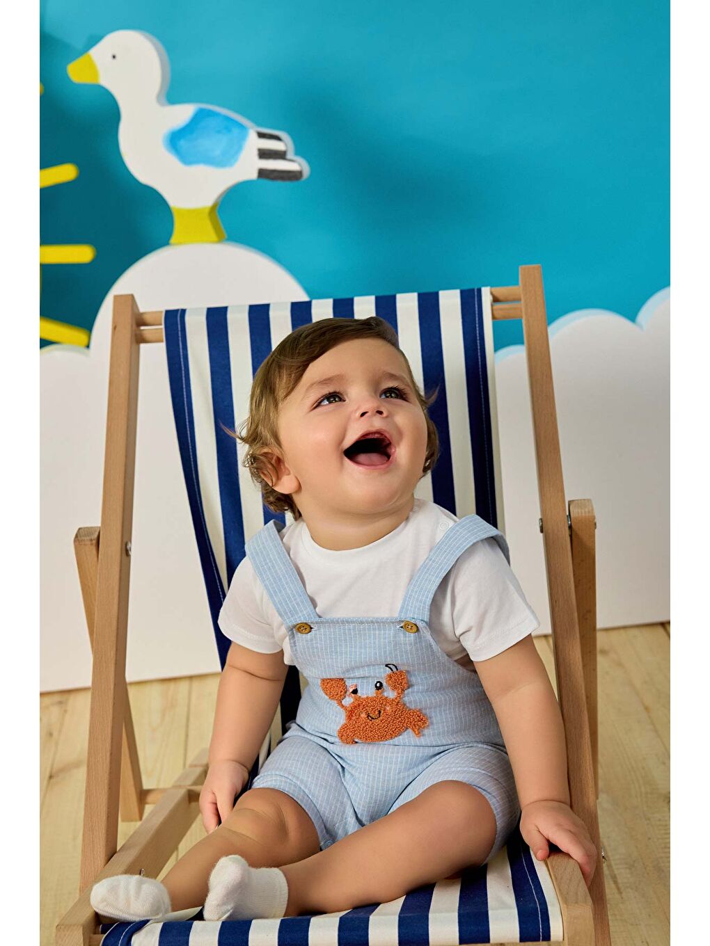 Minycenter Karışık Erkek Bebek Salopet Set - 2