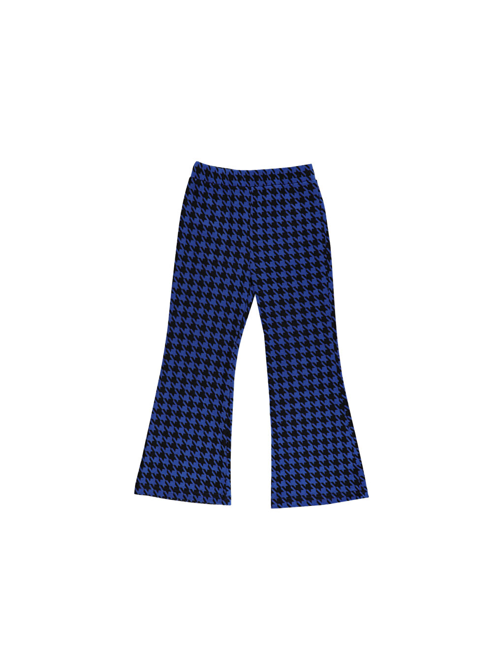 Mavi Kız Çocuk Kazayağı Desenli Tayt