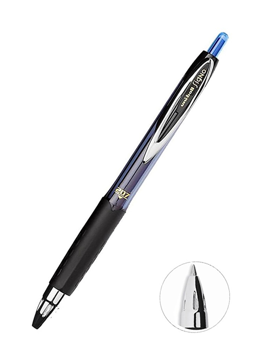 Pilot Kalem 1 Adet Uniball Signo 207 0.7 Mm Roller Uçlu Pilot Kalem Umn-207 İnci Uçlu Likit Mürekkep
