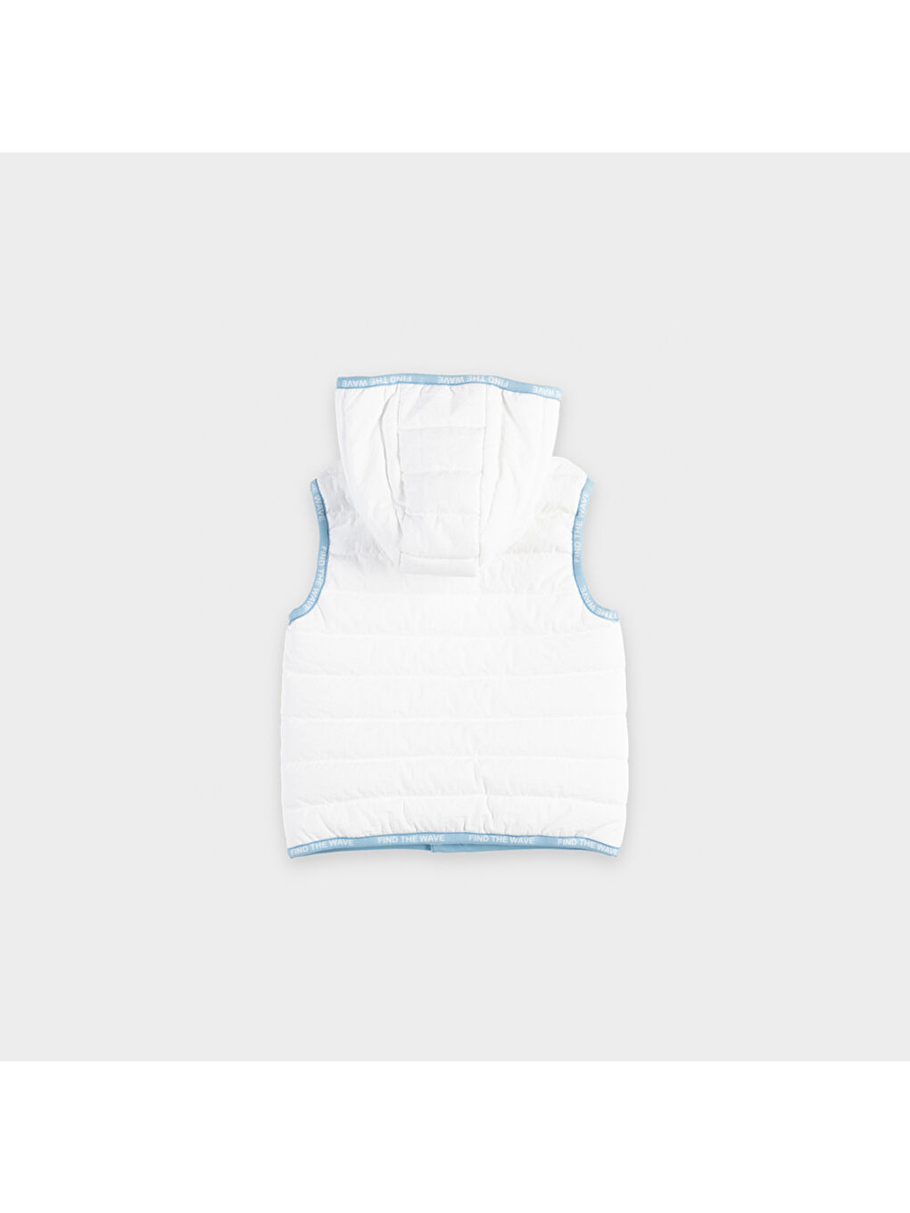 Beyaz Erkek Çocuk Micro Yelek-5