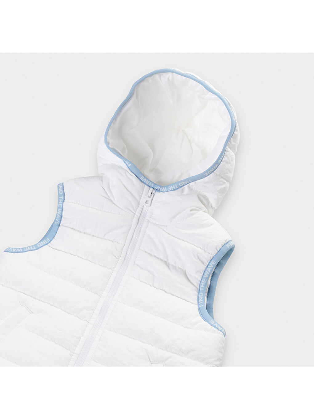 Beyaz Erkek Çocuk Micro Yelek-6