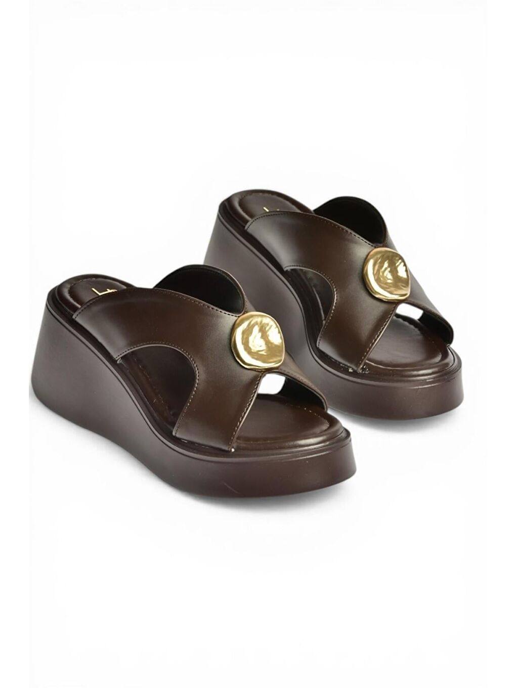 Kahverengi Kadın Terlik Y973965409-3