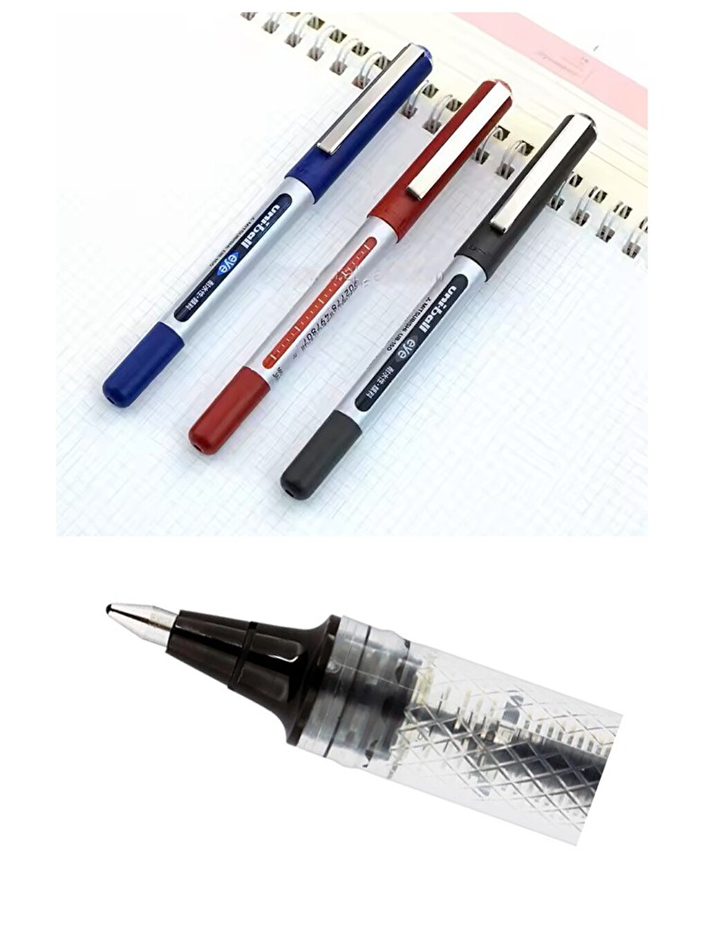 Mavi Pilot Kalem 3 Adet Uniball Eye Mikro 0.5 Mm Roller Pilot Kalem Ub-150 Roller Uçlu Likit Mürekke-3
