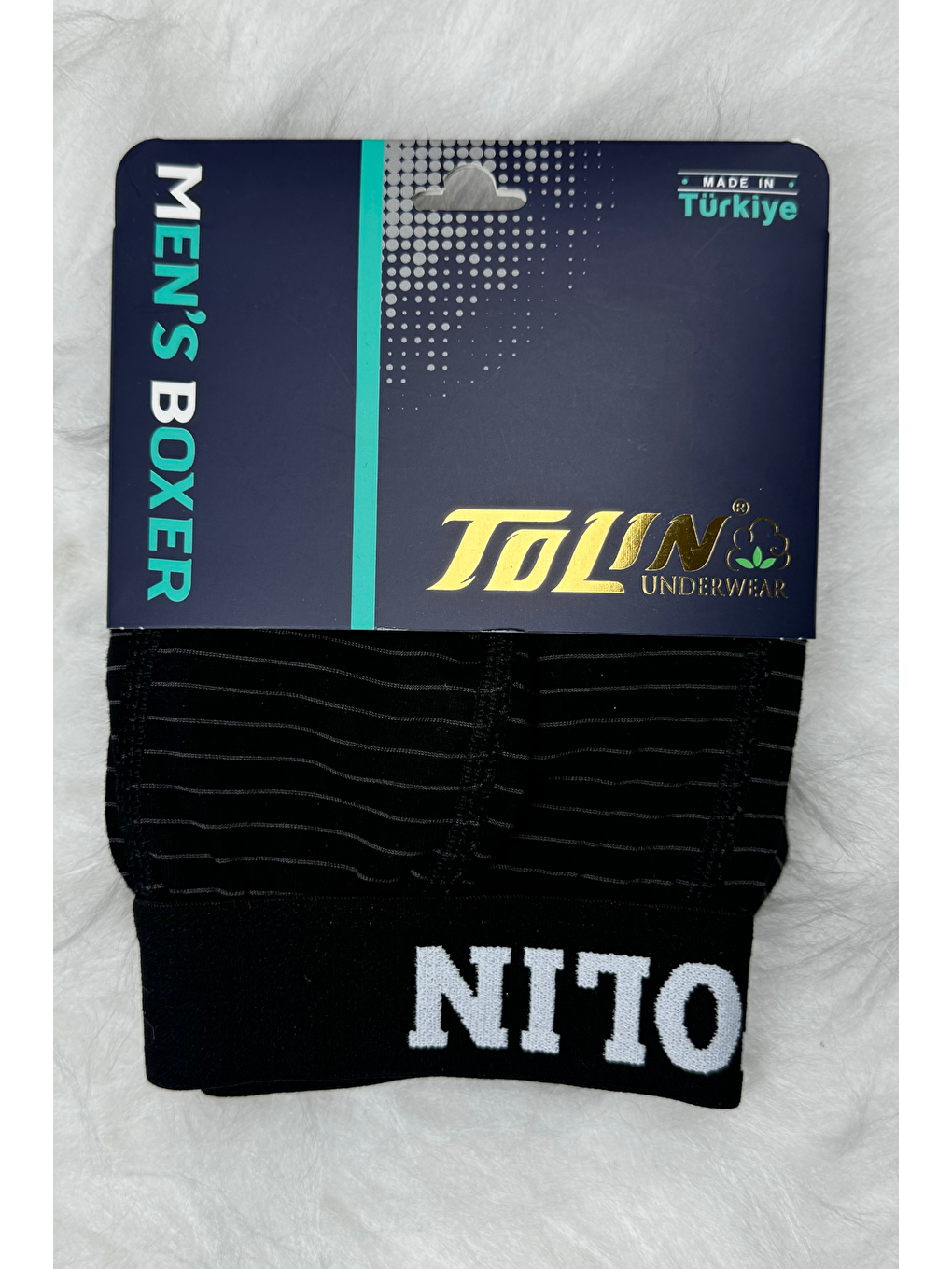 Siyah Erkek 3 lü Pamuklu Elastanlı Renkli Boxer Seti 4147-2