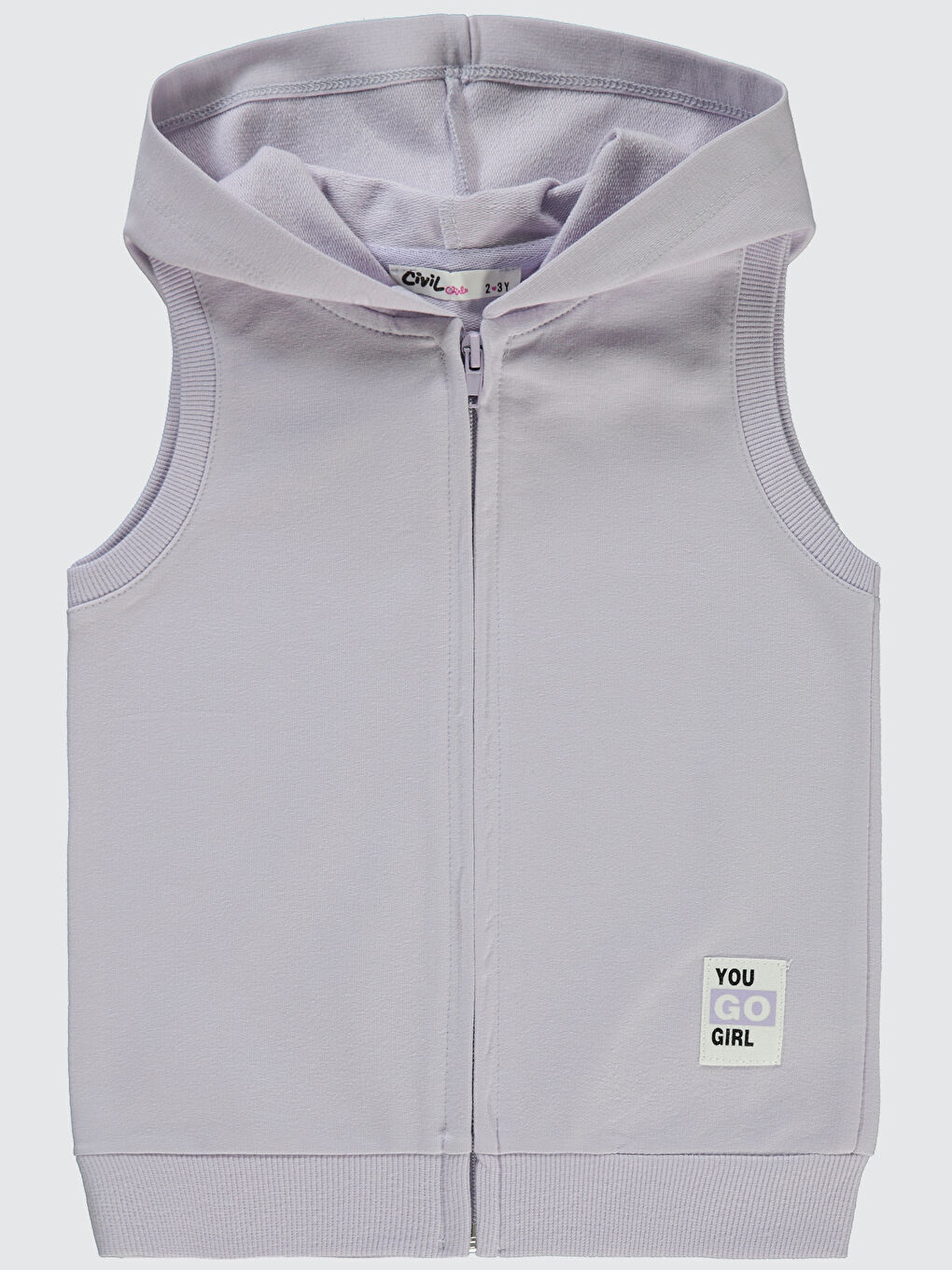 Lila Girls Kız Çocuk Yelek 2-5 Yaş Galaktik Leylak