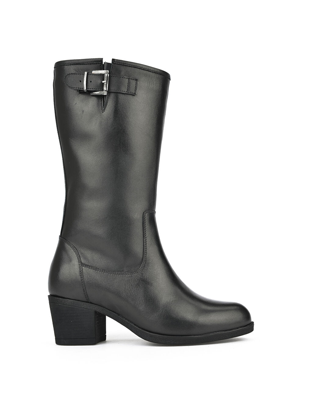 Kadın Hakiki Deri Çizme 14319Z88082 Siyah