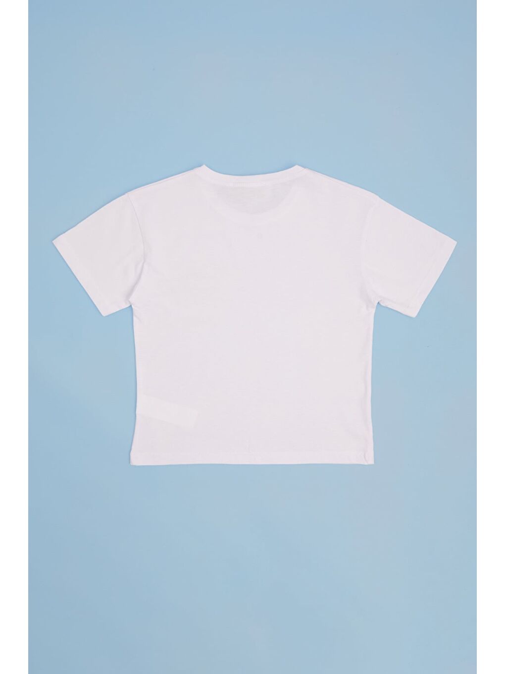 Beyaz Make Lıfea Movıe Yazı Baskılı Kız Çocuk Tişört-1