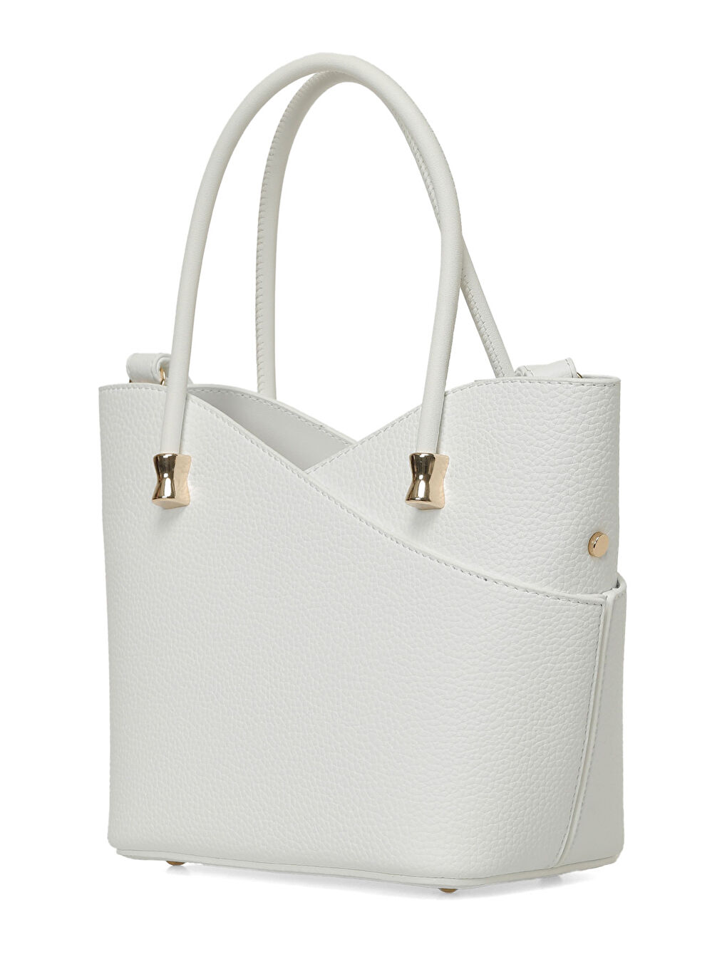 LAL FRM KL 6FX Beyaz Kadın Kol Çantası-1