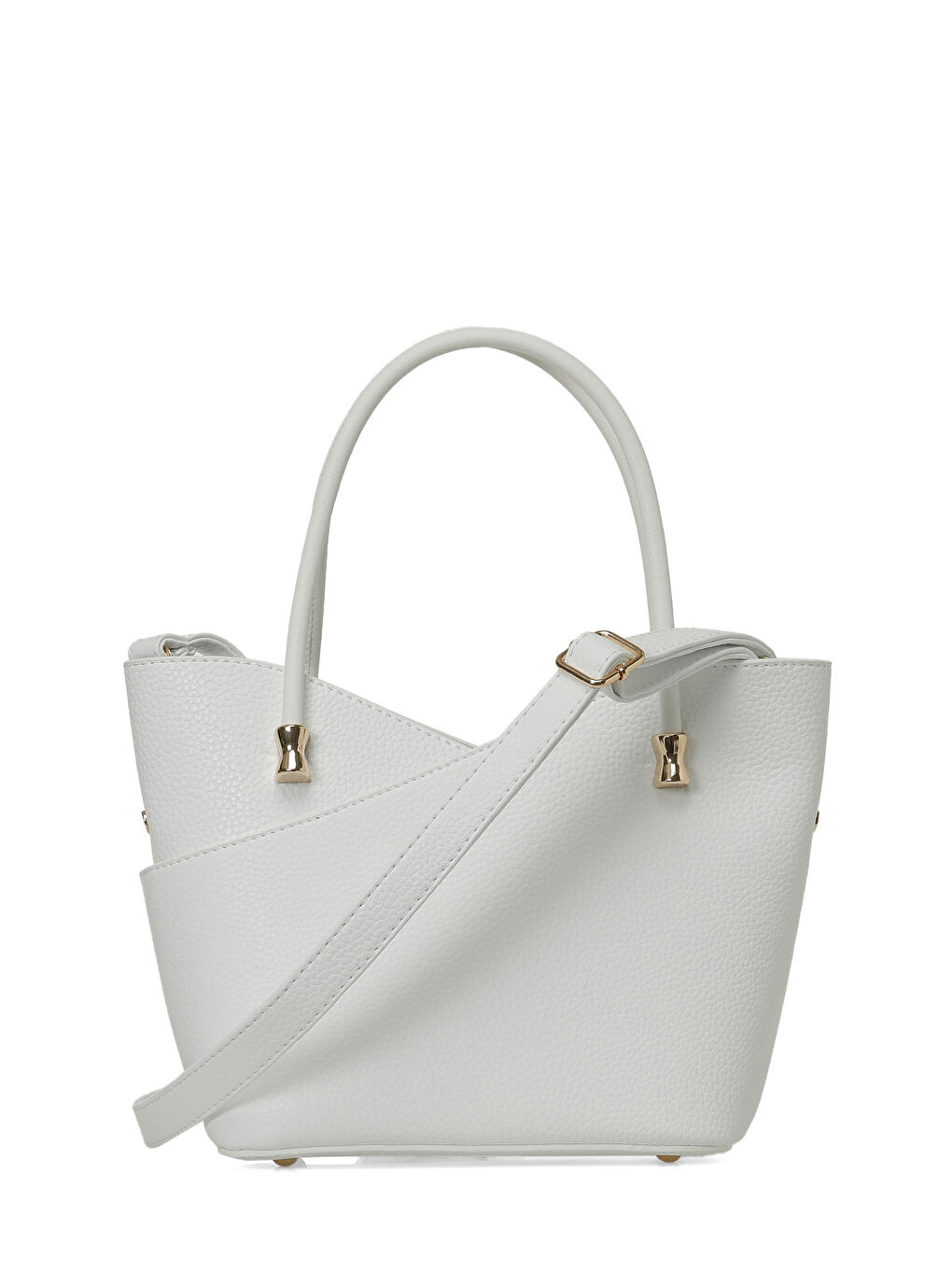 LAL FRM KL 6FX Beyaz Kadın Kol Çantası-2