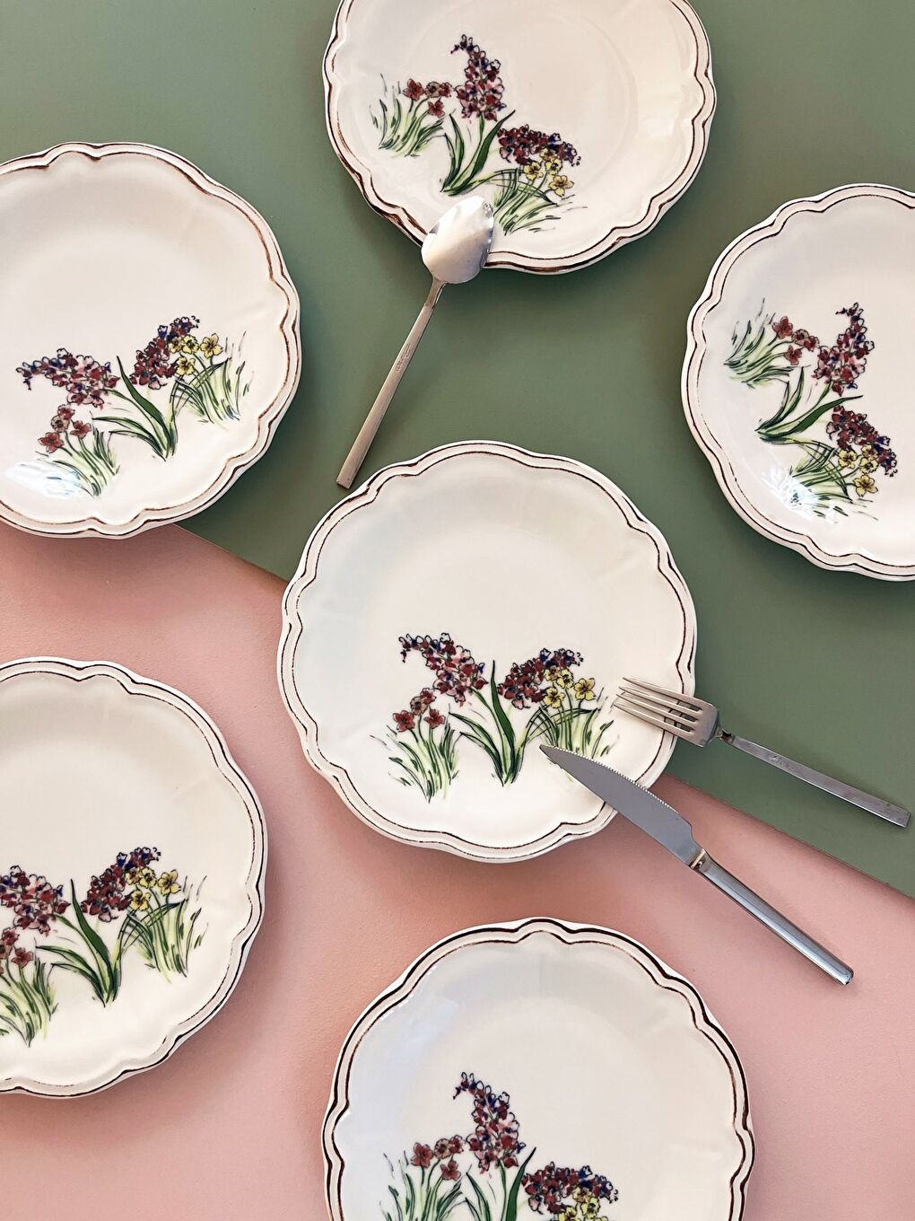 Renksiz Porselen Amber Pasta Takımı 22cm 6 kişilik 6 Parça-1