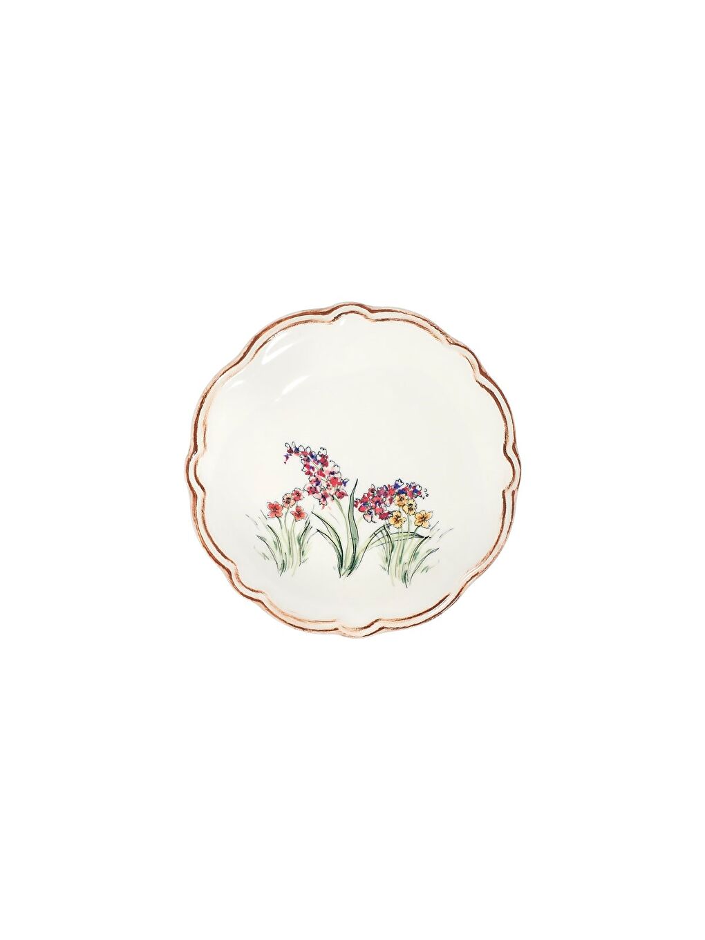 Renksiz Porselen Amber Pasta Takımı 22cm 6 kişilik 6 Parça-2