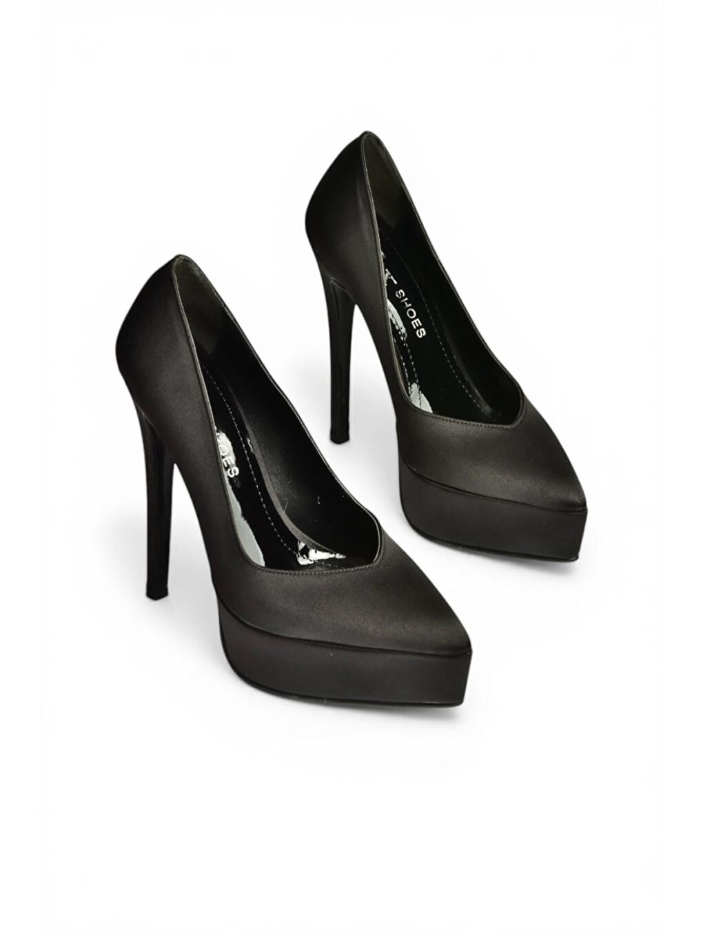 Siyah Kadın Topuklu Ayakkabı Y246221604-3