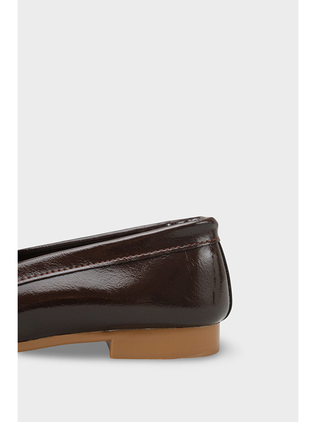 Haki Janessa Metal Tokalı Yumuşak Kadın Loafer Ayakkabı-3