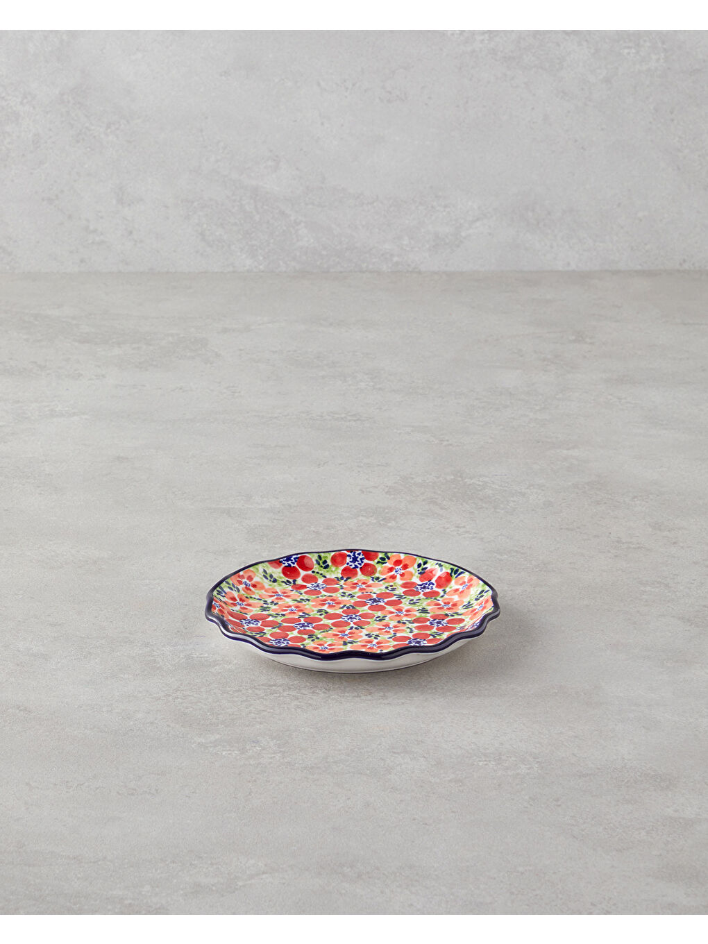 Beyaz Botanic Stoneware Pasta Tabağı 16 cm Renkli-1