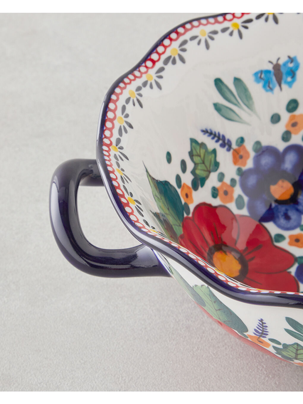 Beyaz Whimsy Stoneware Kase 26 cm Renkli-2