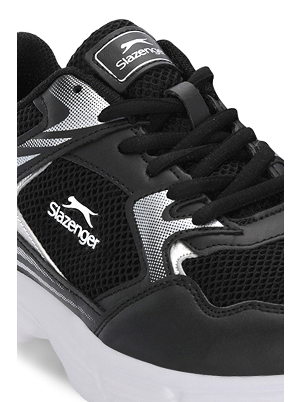 SION I Kadın Siyah / Beyaz Koşu & Yürüyüş Spor Ayakkabısı-3