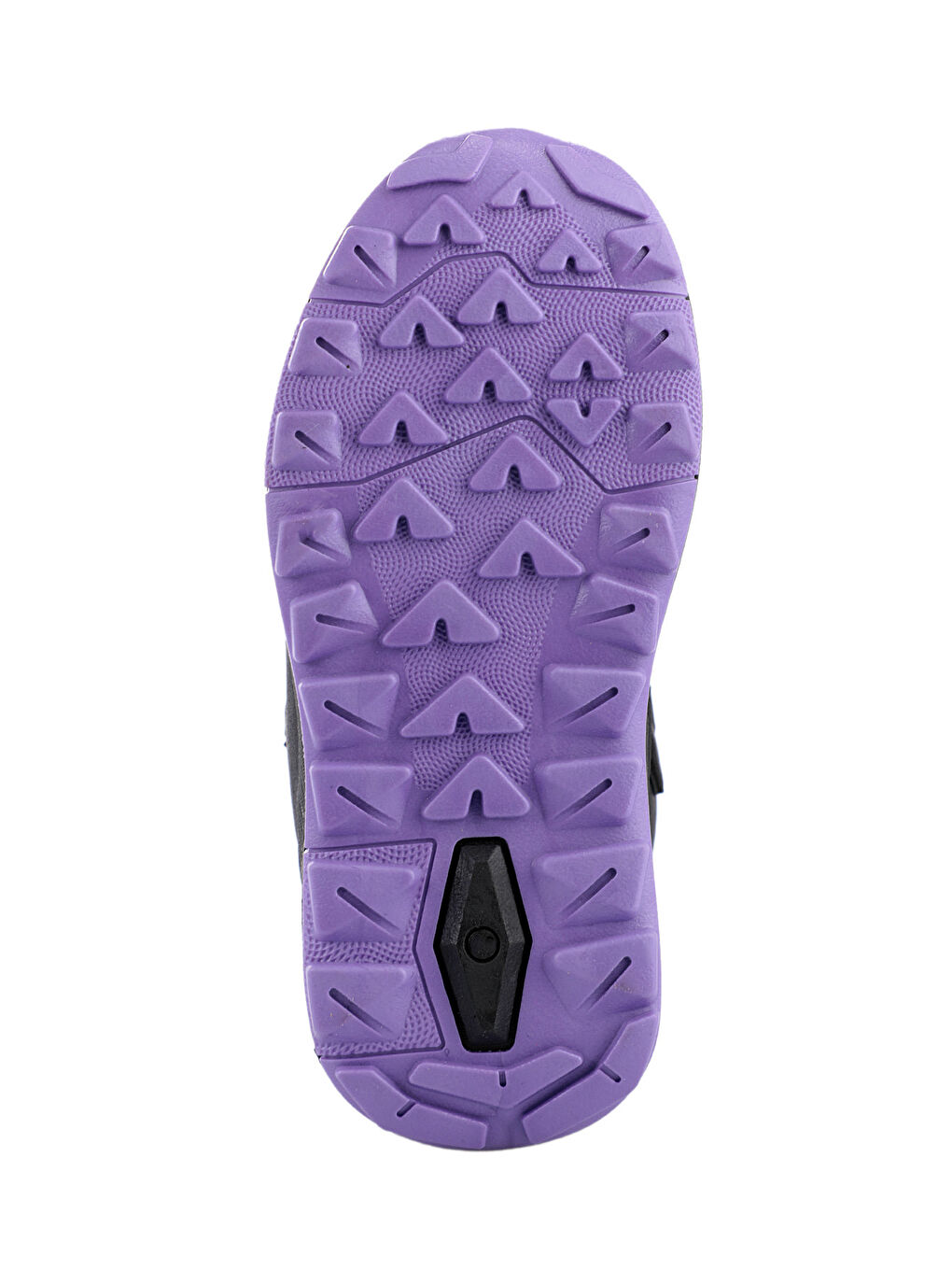 KEPHAS IN Unisex Çocuk Cırt Cırtlı Siyah / Mor Bot-6